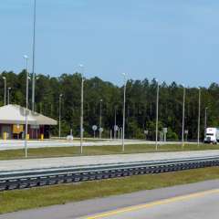 Yulee (Jacksonville north) Florida Weigh Station Truck Scale Picture  