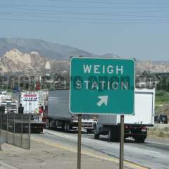 Cajon California Weigh Station Truck Scale Picture  Cajon Truck Scale North Bound
