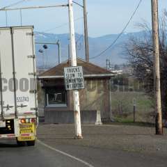 Ashland POE Oregon Weigh Station Truck Scale Picture  