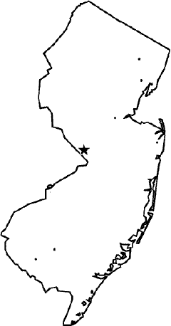 New Jersey state weigh station map
