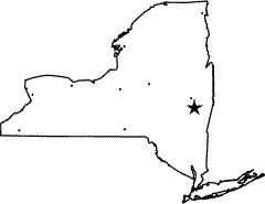 New York state weigh station map