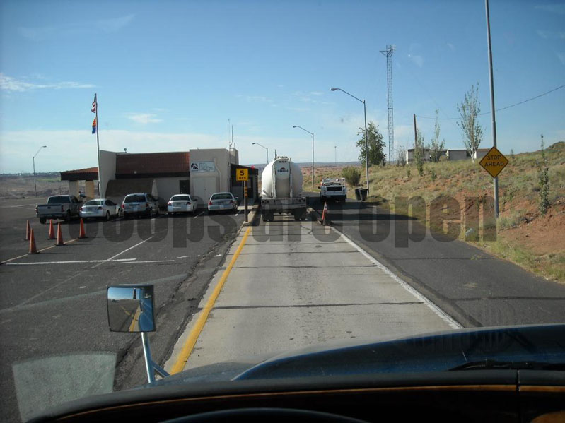 Page Port of Entry  Arizona Weigh Station Truck Scale Picture 