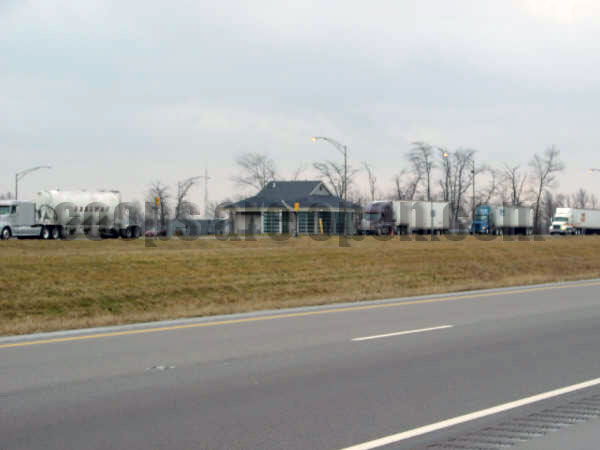 Wood County  Ohio Weigh Station Truck Scale Picture 