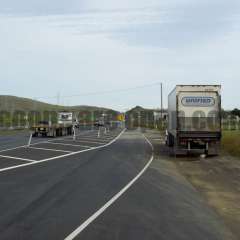 Vallejo (Novato) California Weigh Station Truck Scale Picture  Novato Check Station East Bound