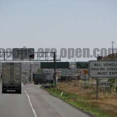 I40 WB Port of Entry (Sanders) Arizona Weigh Station Truck Scale Picture Sanders Port of Entry