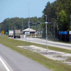 Yulee (Jacksonville north) Florida Weigh Station Truck Scale Picture  