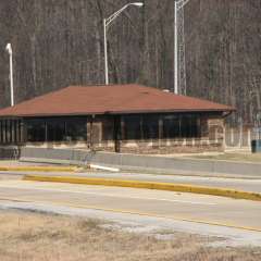 Chesterton (Michigan City) Indiana Weigh Station Truck Scale Picture  Michigan City Eastbound Scale House