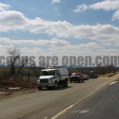 Bloomsbury New Jersey Weigh Station Truck Scale Picture  Looking back at the weigh station removal