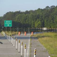 Canadys South Carolina Weigh Station Truck Scale Picture  Canady's weigh station south bound