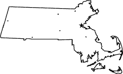 Massachusetts state weigh station map